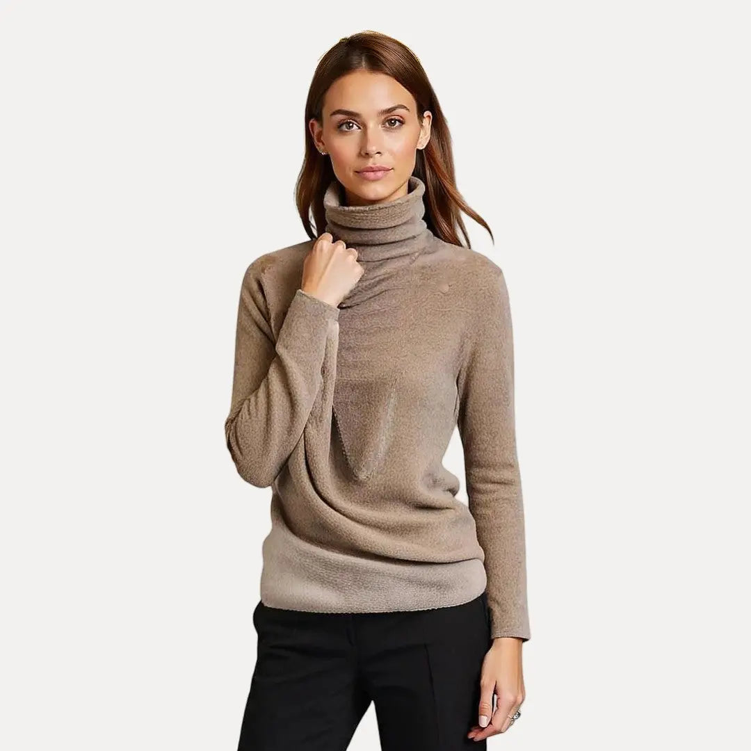 Soft cosy turtleneck jumper for women | Emmeline -4
