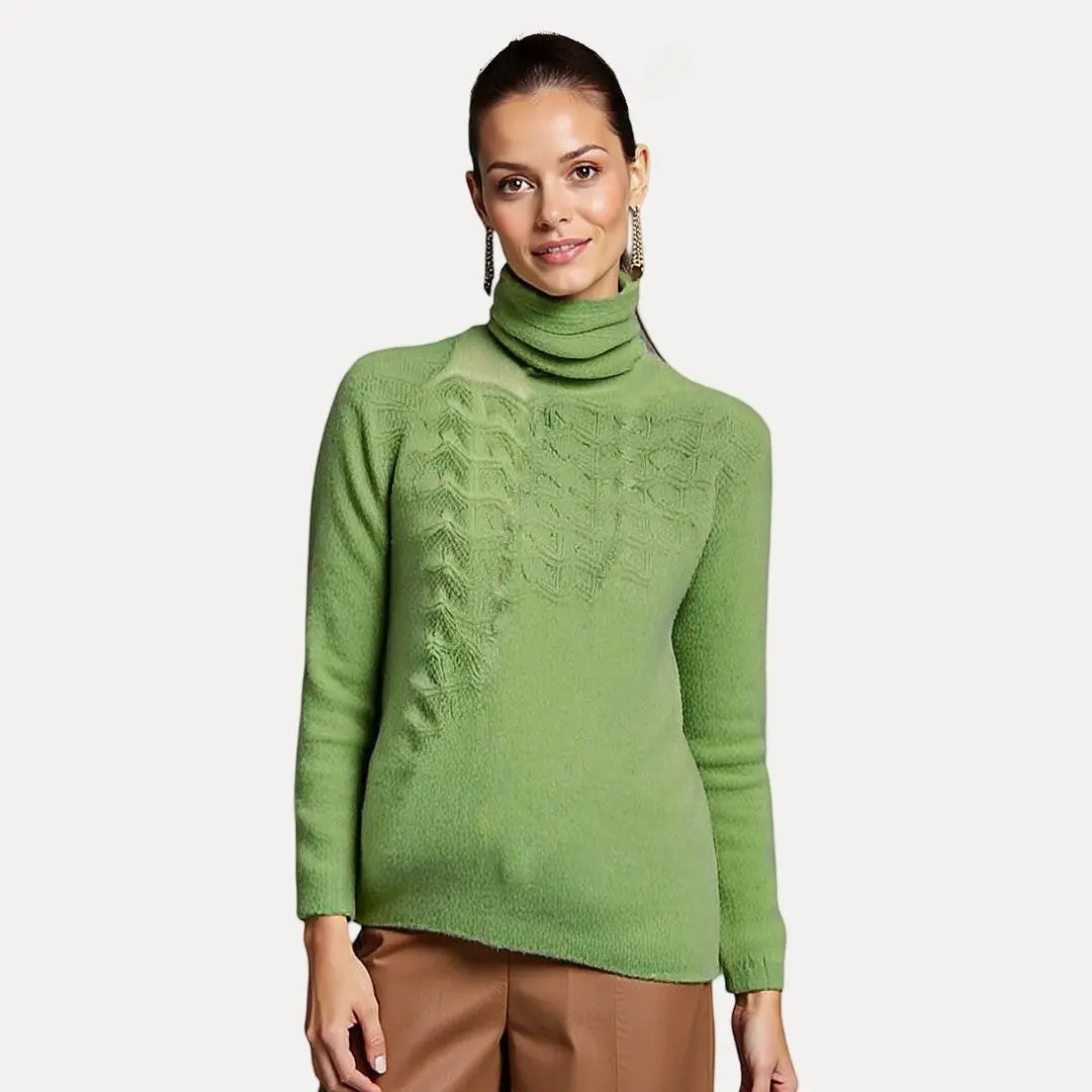 Soft cosy turtleneck jumper for women | Emmeline -3