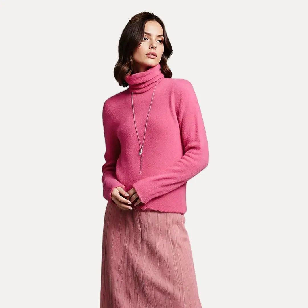 Soft cosy turtleneck jumper for women | Emmeline -1
