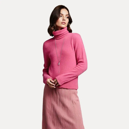 Soft cosy turtleneck jumper for women | Emmeline -1