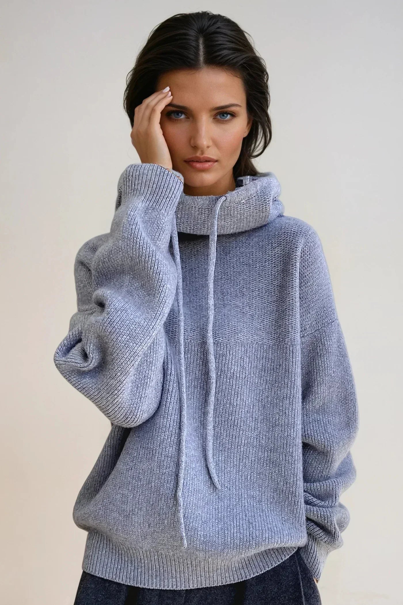 Elegant classic turtleneck jumper for women | Marielle -4