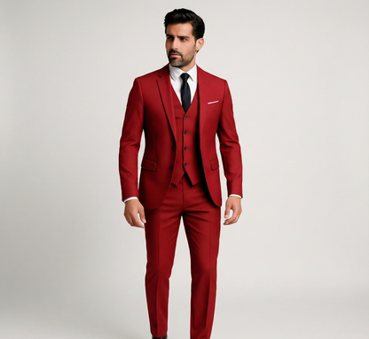 Designed Formal three-piece tailored suit for men | Assuli