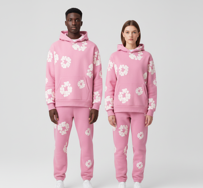 Dainty Printed hoodie and jogger set | Valerios