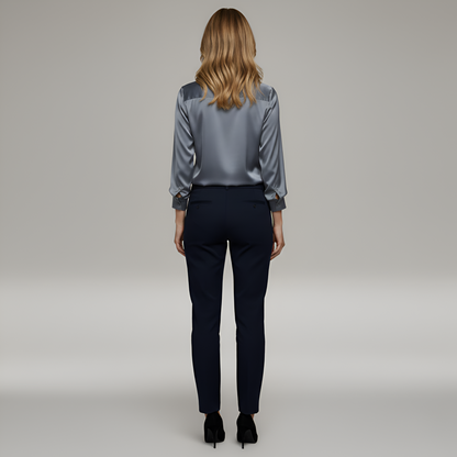 Longsleeve Elegant V-neck blouse for women | Valerios