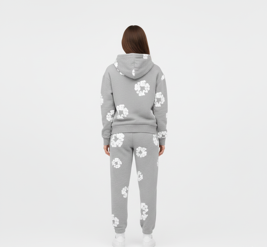 Dainty Printed hoodie and jogger set | Valerios