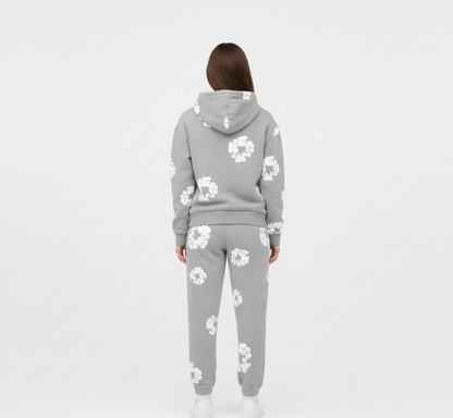 Dainty Printed hoodie and jogger set | Valerios