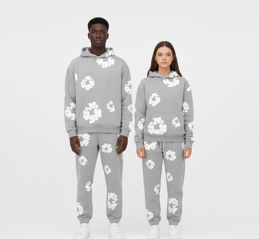 Dainty Printed hoodie and jogger set | Valerios