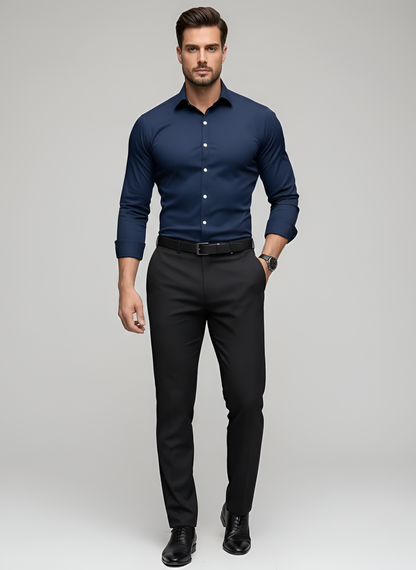 Dressy Wrinkle-free slim-fit button-up shirt for men | Adrian