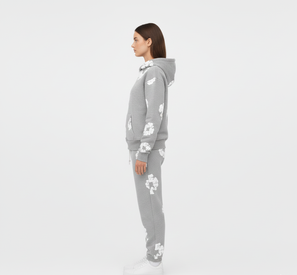 Dainty Printed hoodie and jogger set | Valerios