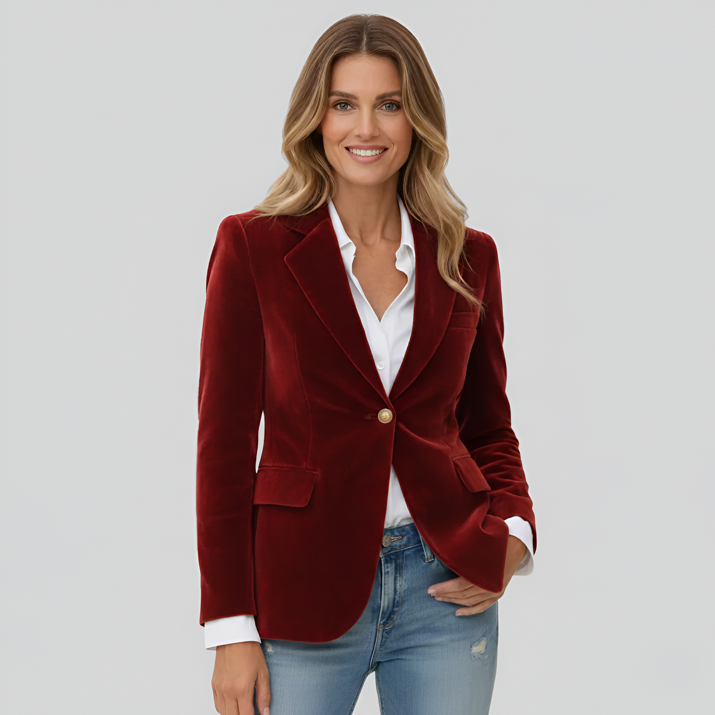 Original Elegant one-button blazer for women | Valerios