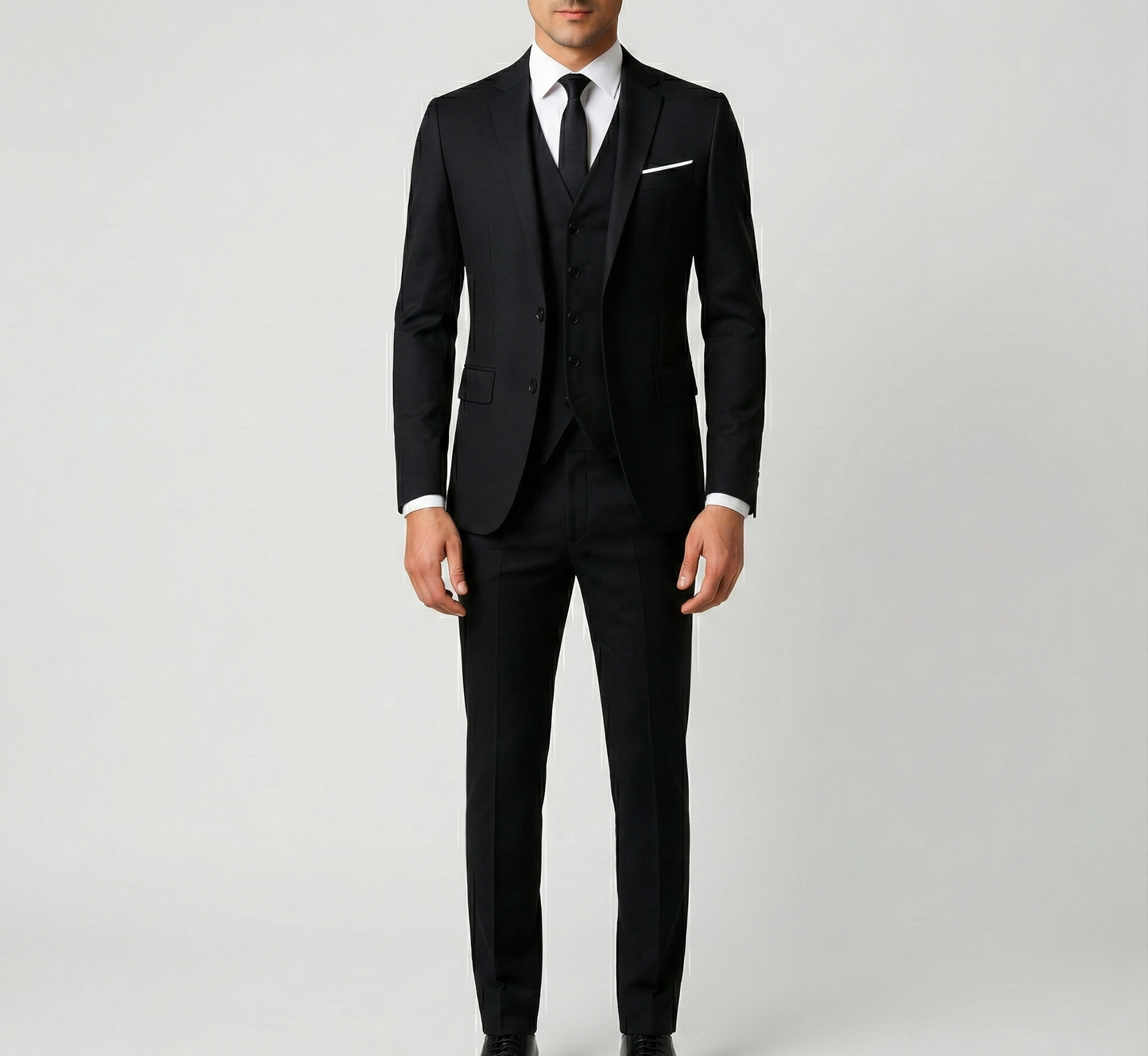 Designed Formal three-piece tailored suit for men | Assuli