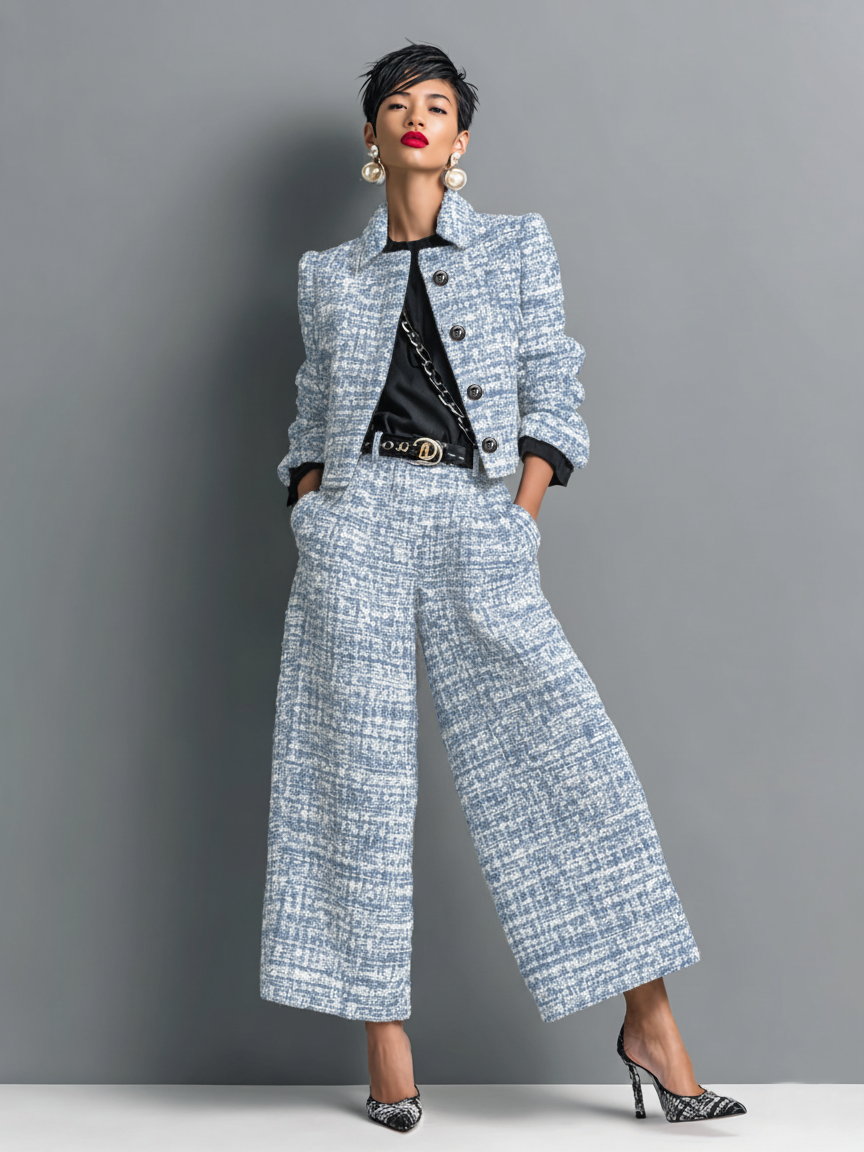 Stylish relaxed two-piece set for women | Akira -3