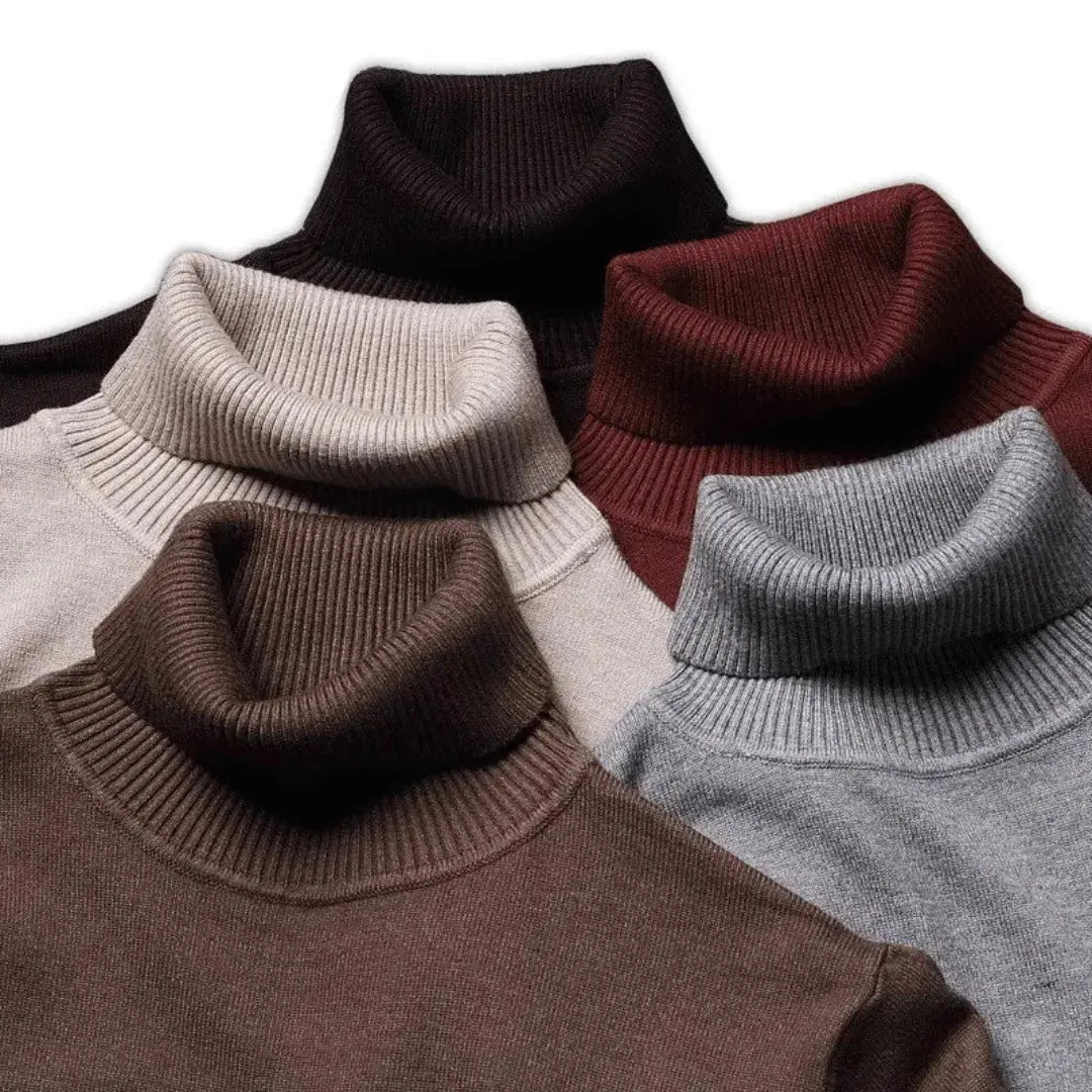 Classic refined turtleneck jumper for men | Giovanni -6