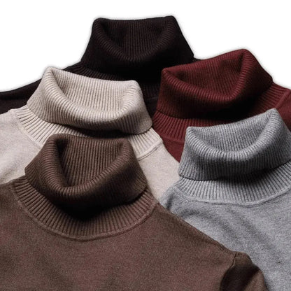 Classic refined turtleneck jumper for men | Giovanni -6