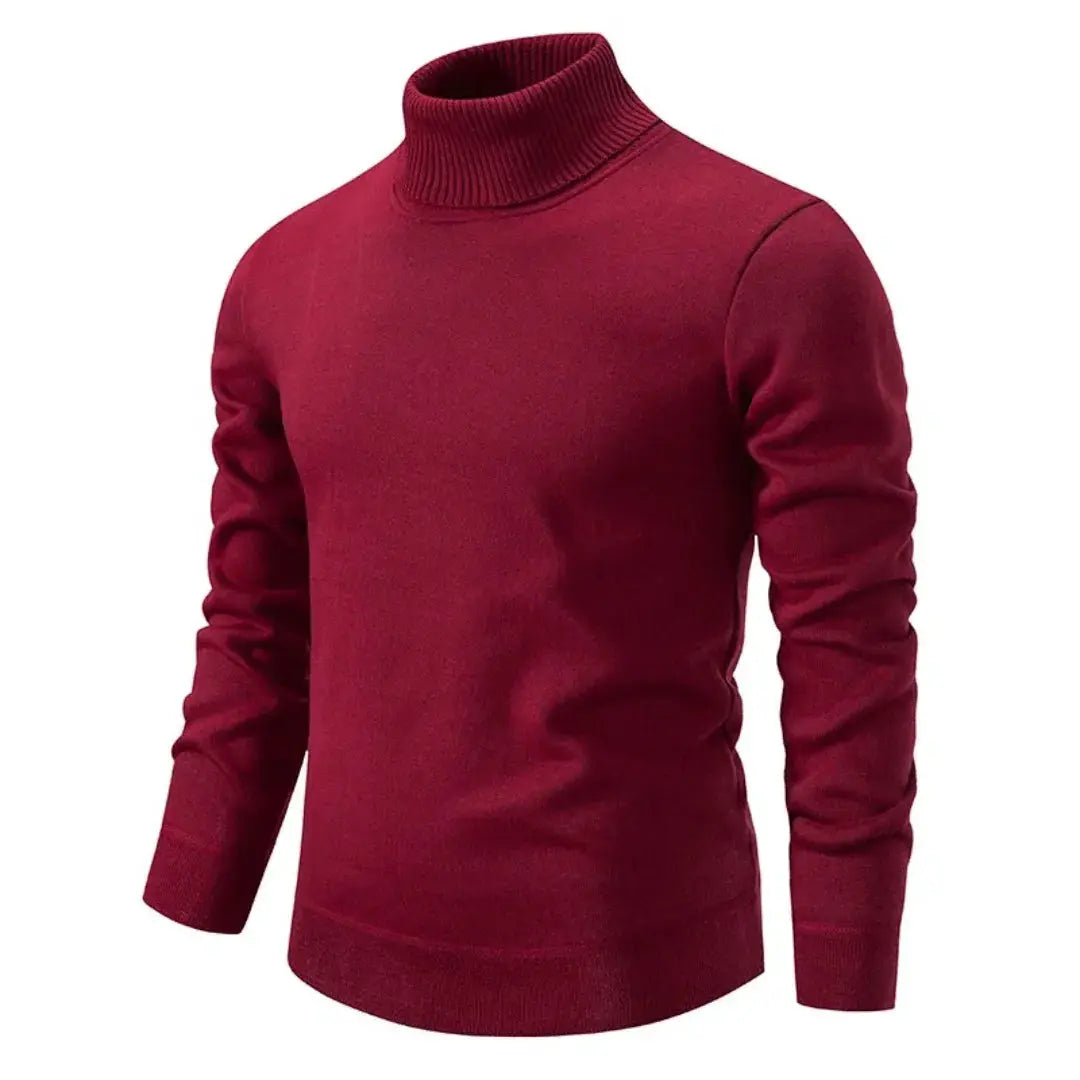 Classic refined turtleneck jumper for men | Giovanni -5