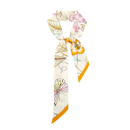 Organizing Equestrian silk scarf bag accessory for women