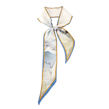 Organizing Equestrian silk scarf bag accessory for women