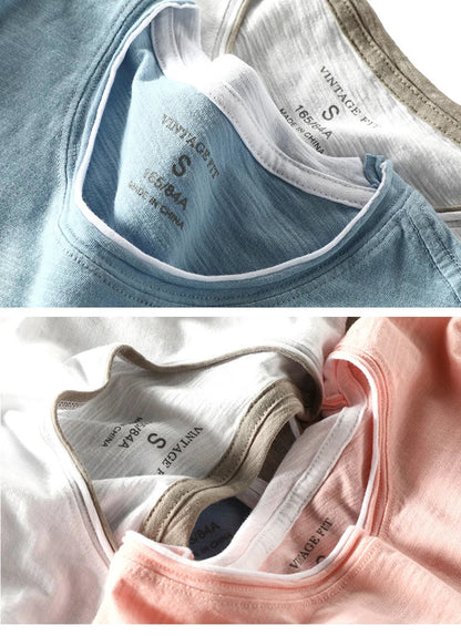 Short-sleeve contrast trim shirt for men | Takumi -7