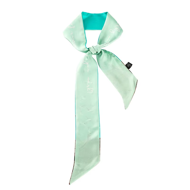 Organizing Equestrian silk scarf bag accessory for women
