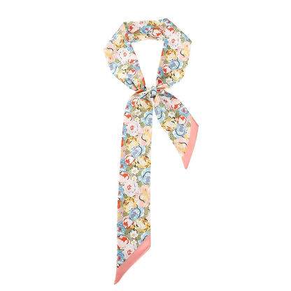 Organizing Equestrian silk scarf bag accessory for women