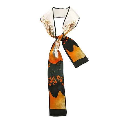 Organizing Equestrian silk scarf bag accessory for women