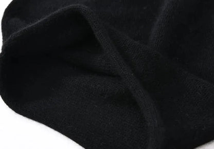 Soft cosy slouch cashmere beanie hat for women | Happyhead -16