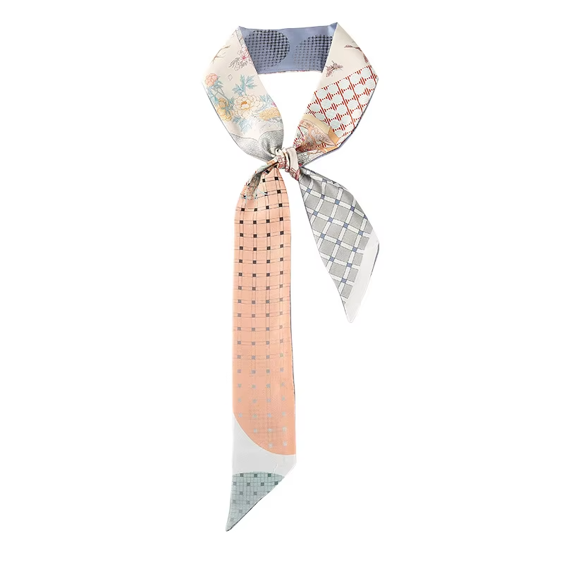 Organizing Equestrian silk scarf bag accessory for women