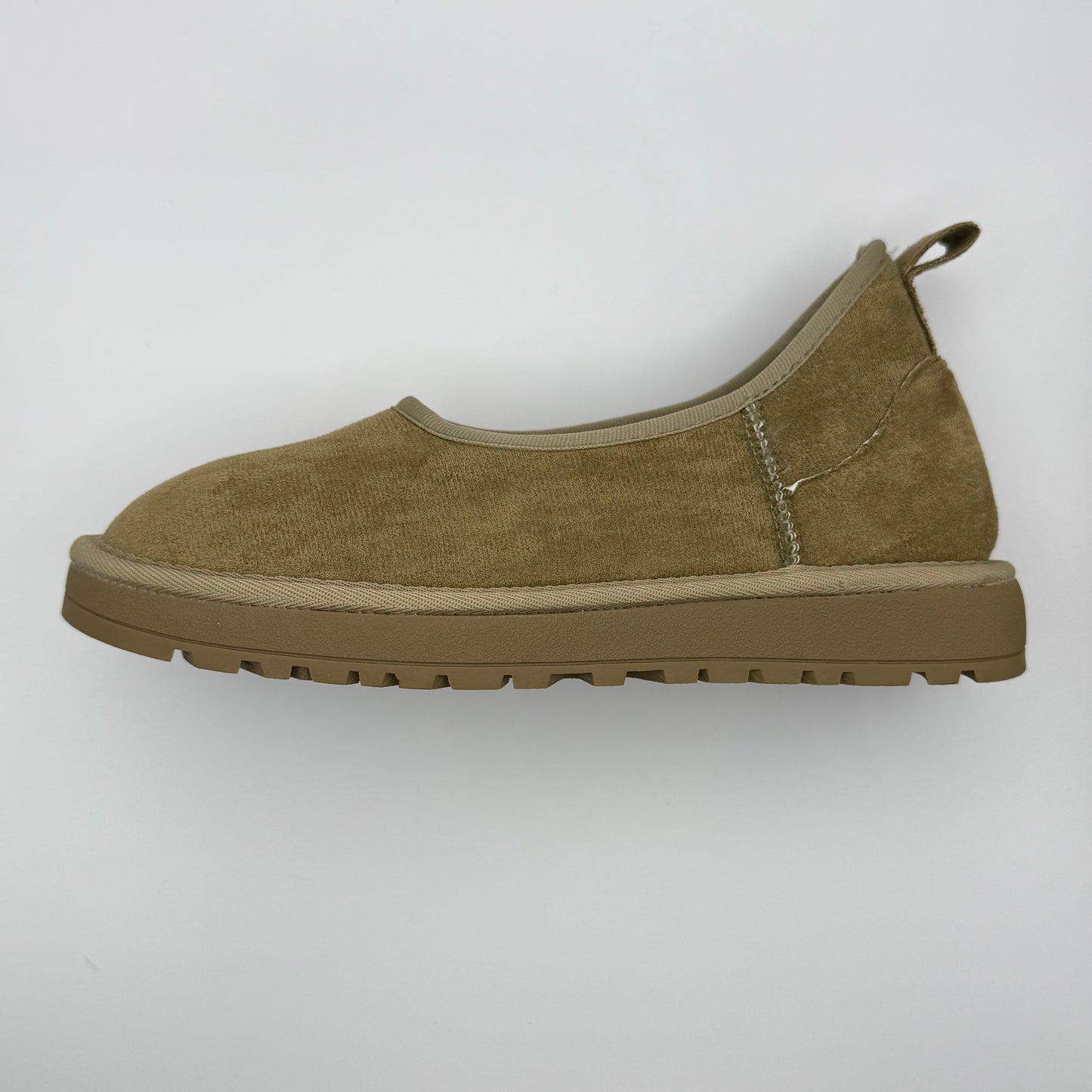 Warm snow fur lined slip-on loafers for women -9