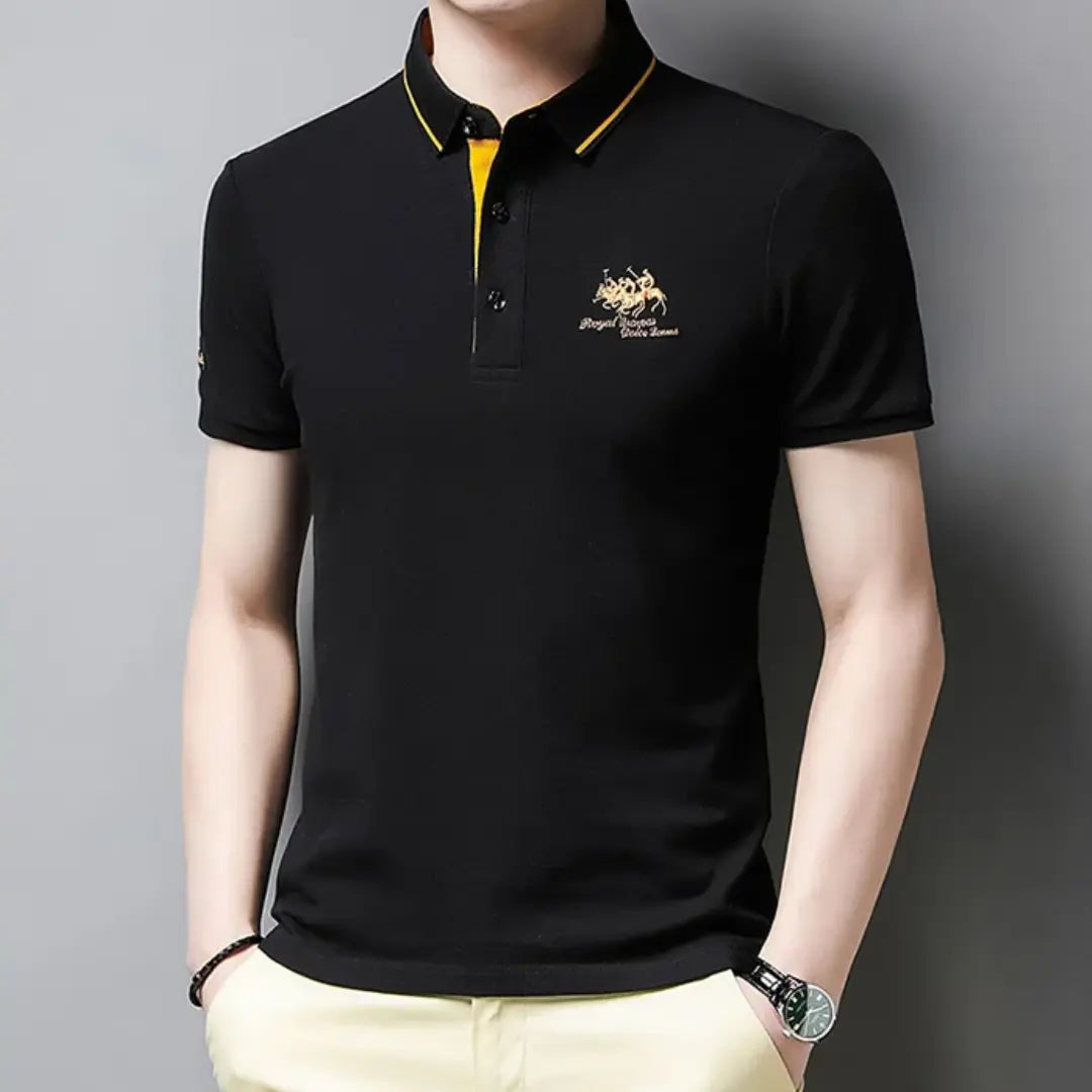 Classic smart casual polo shirt for men | Kaito -2