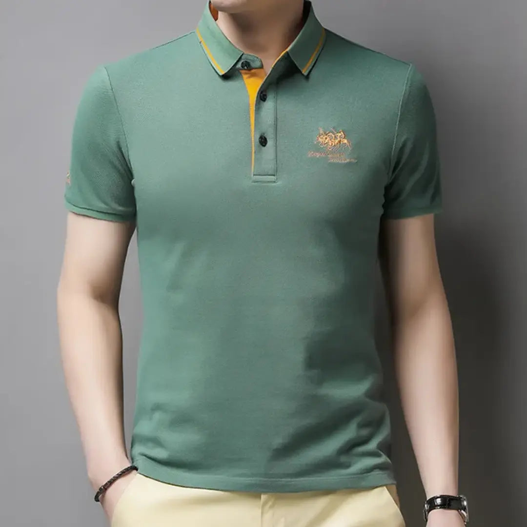Classic smart casual polo shirt for men | Kaito -6