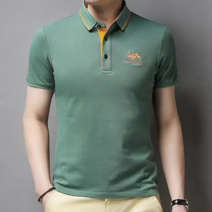 Classic smart casual polo shirt for men | Kaito -6