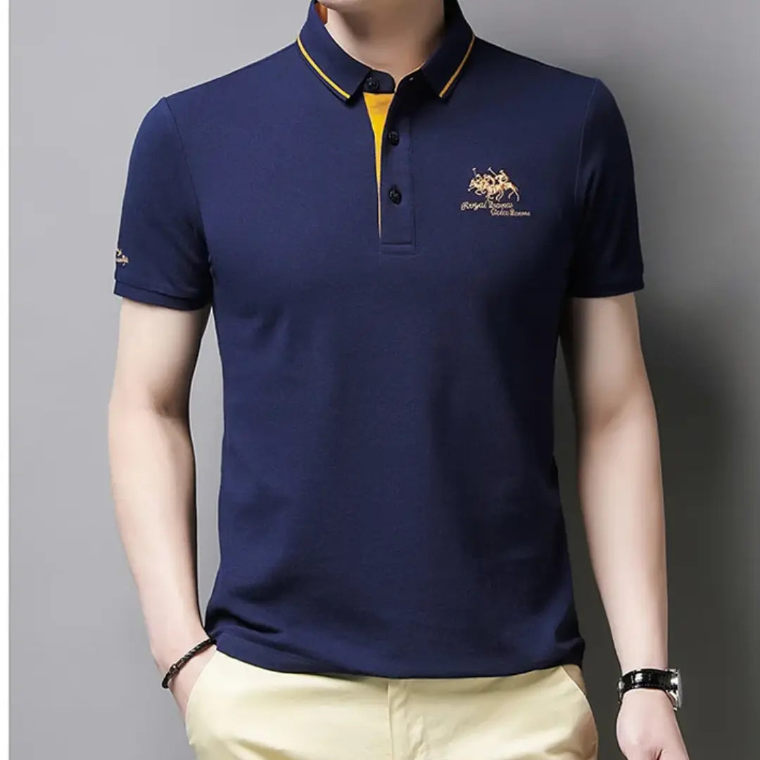 Classic smart casual polo shirt for men | Kaito -8