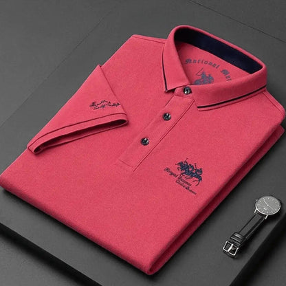 Classic smart casual polo shirt for men | Kaito -9