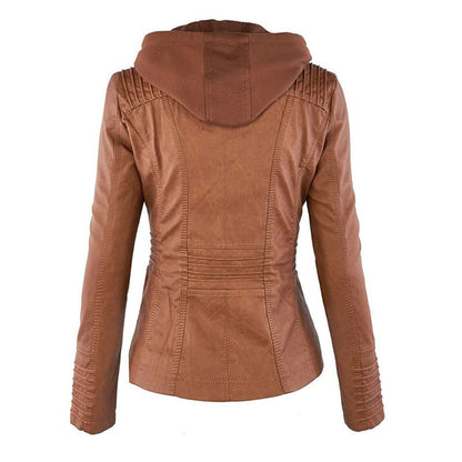 Durable elegant leather jacket for women | Sophie -6