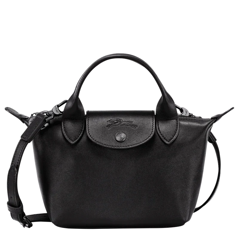 Caching Le Pliage Xtra XS leather bag for women | Longchamp