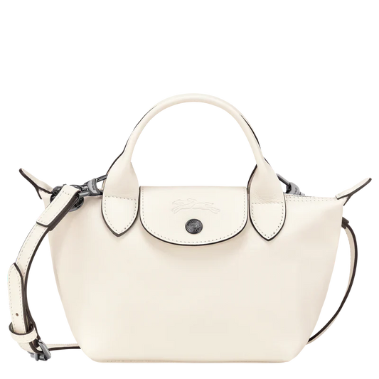Caching Le Pliage Xtra XS leather bag for women | Longchamp