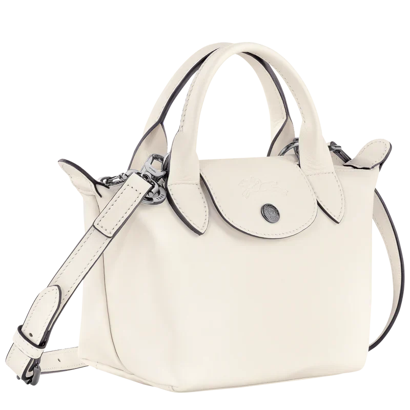 Caching Le Pliage Xtra XS leather bag for women | Longchamp