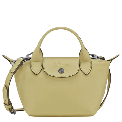 Caching Le Pliage Xtra XS leather bag for women | Longchamp
