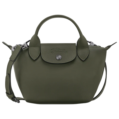 Caching Le Pliage Xtra XS leather bag for women | Longchamp