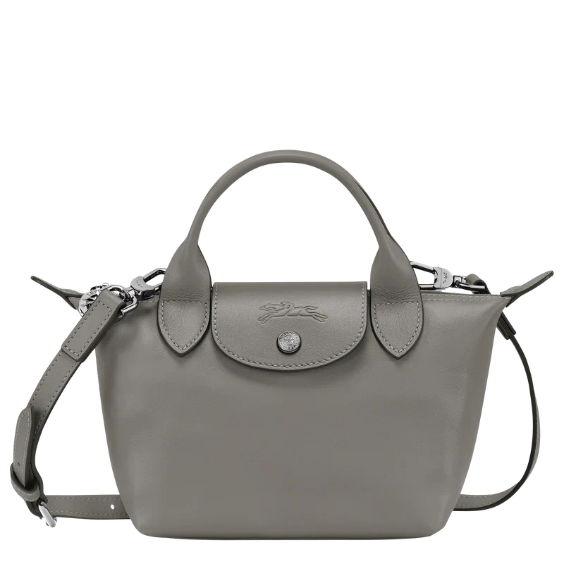 Caching Le Pliage Xtra XS leather bag for women | Longchamp