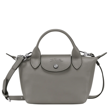 Caching Le Pliage Xtra XS leather bag for women | Longchamp