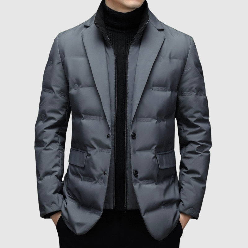 Lightweight quilted puffer jacket for men -2