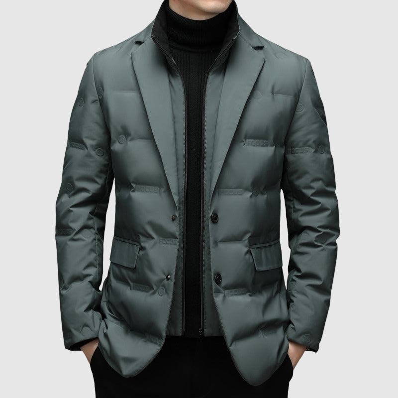 Lightweight quilted puffer jacket for men -3