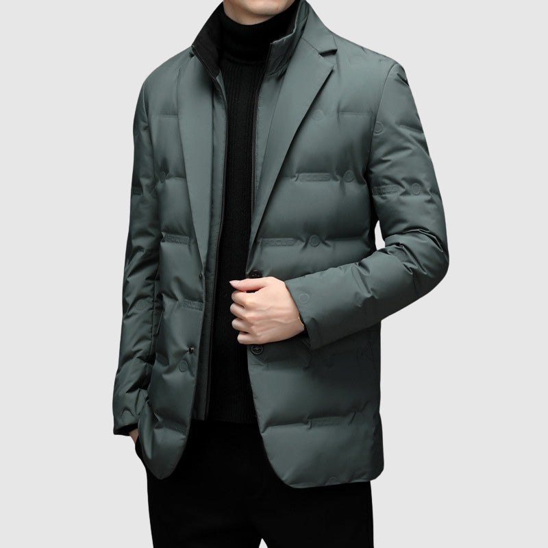 Lightweight quilted puffer jacket for men -4