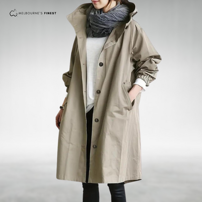 Sheltered Stylish windbreaker trenchcoat for women | Brixton