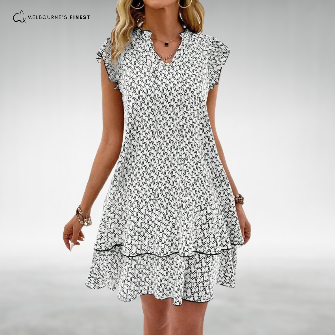 Sculpted Elegant versatile dress for women | Delia