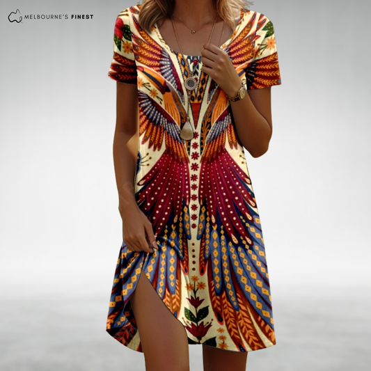 Graceful Boho comfort dress for women | Gaia