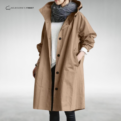 Sheltered Stylish windbreaker trenchcoat for women | Brixton