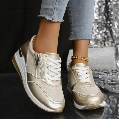 Striding Supportive breathable shoes for women | Delia