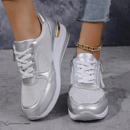 Striding Supportive breathable shoes for women | Delia